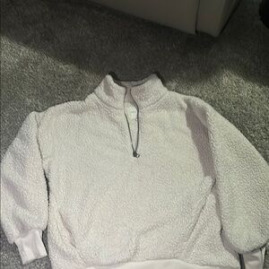 American Eagle Outfitters White Cowl Neck Sweater